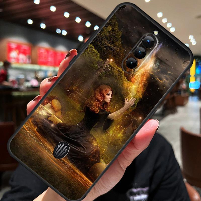 Halloween Moon Witch Horror Case For ZTE Nubia Red Magic 10S 10 8 9 8S 9S 11 Pro Plus 10 Air 5G 6R 6 7 6S 7S Pro Cover