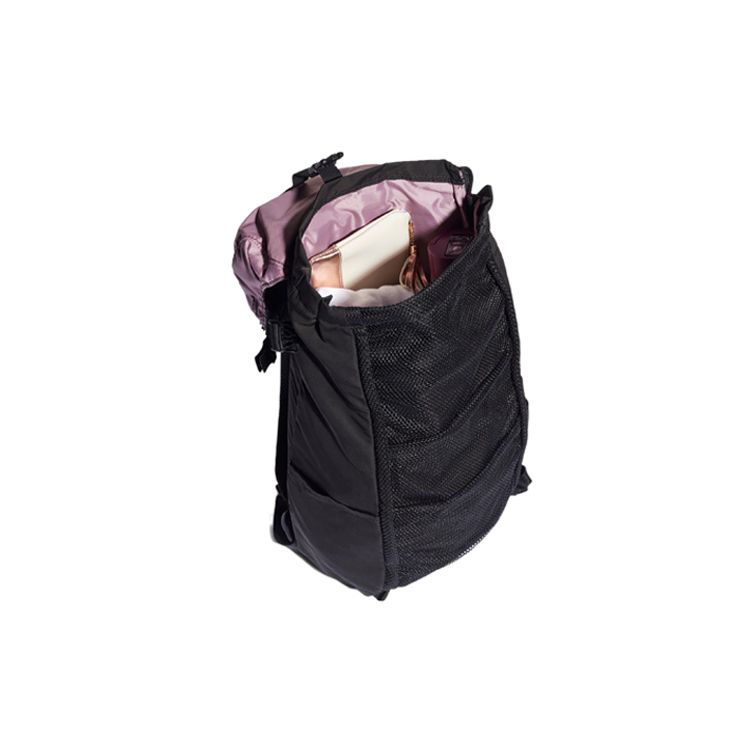 Adidas W Y Wind Bpk Sports Large Capacity Student Polyester Backpack Unisex Backpack Black HA5676