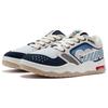Li Ning CF Tracing The One Classic Slip Resistant Abrasion Resistant Low top Skateboard Shoes Men's White Blue AGCR349-2