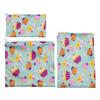 Cloth Snack Bags 3pcs Reusable Bags For Sandwich Dishwasher Safe Zipper Bag For Home School Office Picnic Camping Hiking Durable