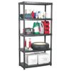 Day and Night - Day and Night Storage Shelf 5 Levels Black Plastic 85x40x185 Cm