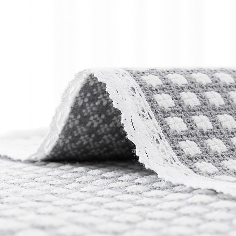 Japanese Style Cotton and Linen Sofa Cushion Universal Anti Slip Cushion for All Seasons Household Goods