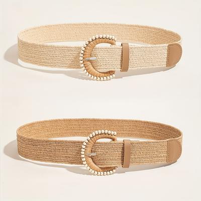 Women's Waist Belt, Spring and Summer Bohemian Woven Belt, Beach Vacation Outfit Suitable for Summer Beach