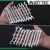 INJOYTEC Thin Wrench Extra Short Wrench Mini Wrench Wrench Wrench with Storage Hex Tightening and Narrow Gap Work Tools Set, Small, 20-Piece Set,