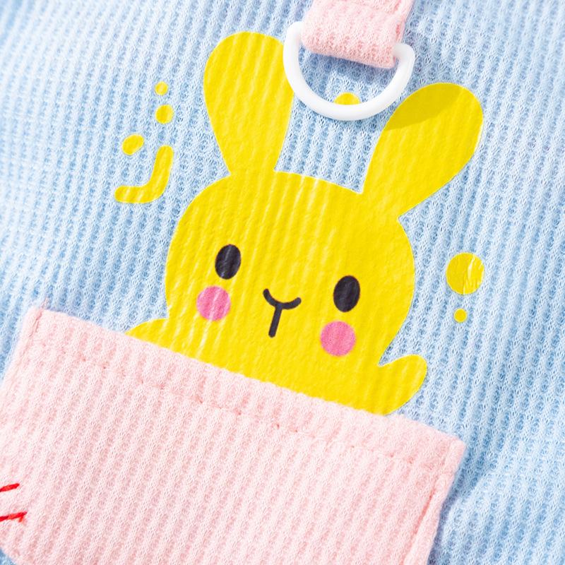 New Spring Summer Dog Clothes Cartoon Pockets Traction Vest Teddy Bigbear Small Dog Cat Pet Clothes