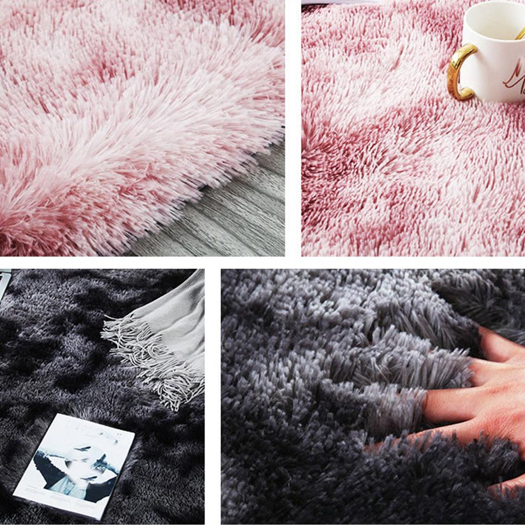 Plush Carpet    Ultra Soft Modern Area Rugs Square Shaggy Rug Home Room Plush Carpet Decor Floor Mat