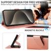 For iPhone 15 Pro Leather Case Litchi Texture RFID Blocking Wallet Stand Phone Cover