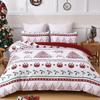 3PCS Christmas Duvet Set With Extra Large Soft Ultra-fine Fiber Bedding, Including 2 Pillowcases And Christmas Tree Deer Pattern