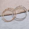 Trendy Large Gold & Silver Hoop Earrings for Women – Bold, Elegant Design