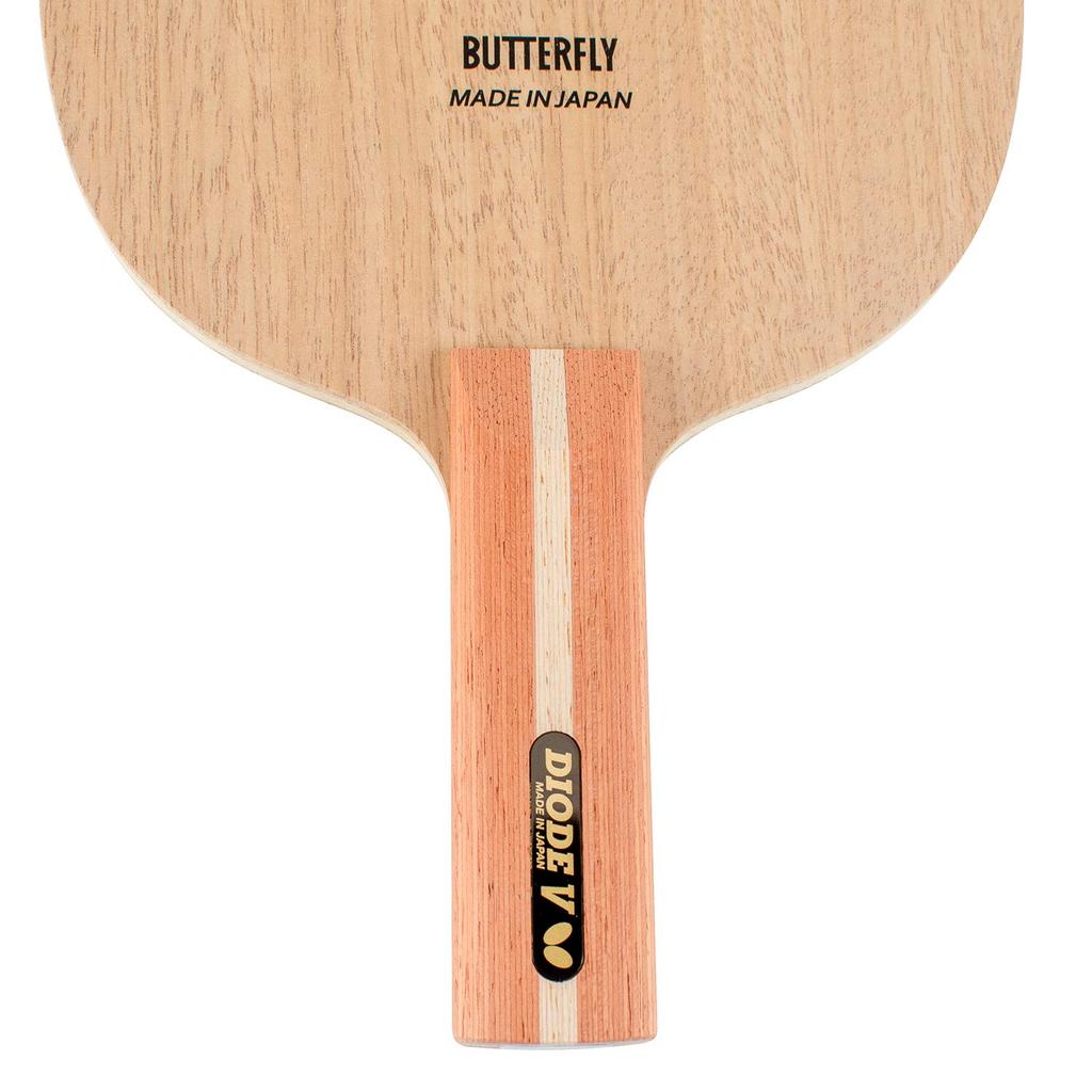 Butterfly Tischtennis Schläger Diode V Shakehand Für Chopper (Schnitt) Stil 5-lagiges Holz Gerade Großer Ball Kompatibel 36964