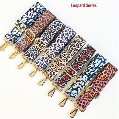 Barevný etnický leopardí potisk popruh přes tělo - Prodloužená a rozšířená náhrada pro dámské tašky přes rameno
