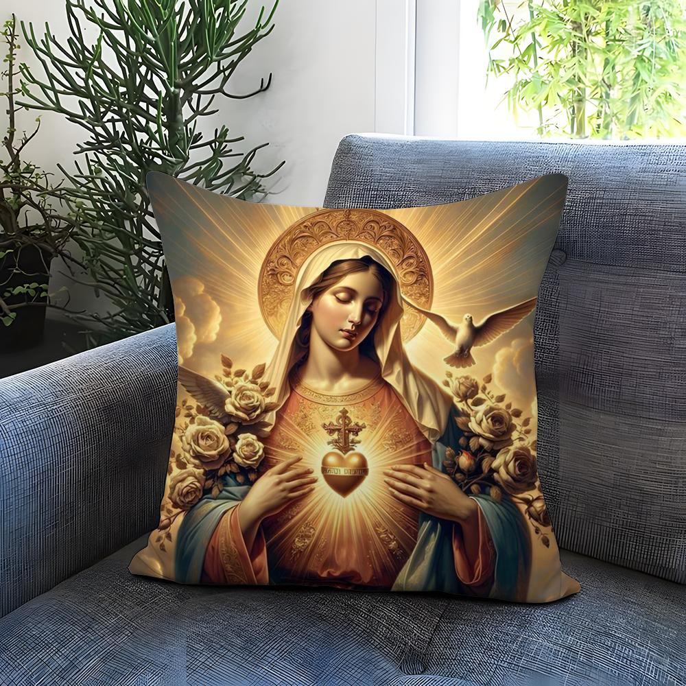 S-Священная Эстетичная Арт Наволочка для Подушки Удобная Двусторонняя Наволочка Идеально для Автомобиля Дивана Спальни и Многого Другого 30cmx30cm