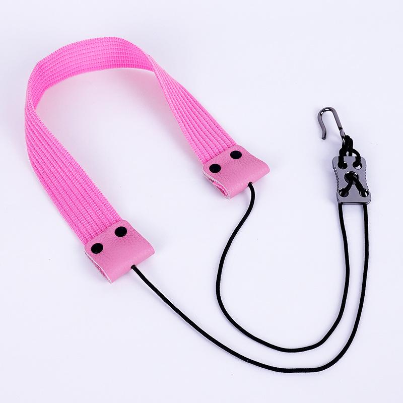 Saxophone & Clarinet Neck Strap for Alto & Tenor - Adjustable for Adults & Children розовый
