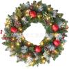 Christmas Wreath Door Hanging Decor Home Mall Window Party Festive Simulation Ornament