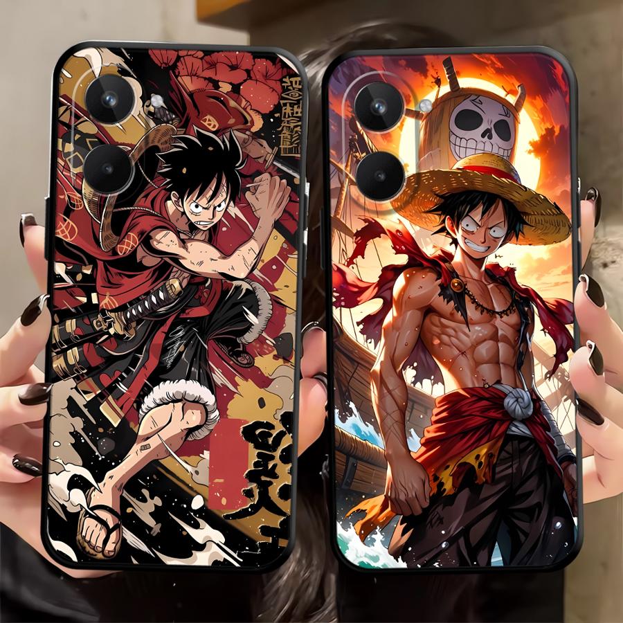 Cool Luffy ACE Case for Realme C15 C12 C21 P3 Ultra 11 Pro Nazro 50 50i C25 12 14 GT Master Neo2 C33 C35 C53 C55 Phone Cover