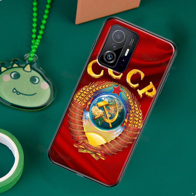 Soviet Union USSR CCCP Flag Case Cover For Xiaomi Mi 11 Lite 10T 11T Pro Phone Case For POCO X3 NFC M3 M4 Pro F2 F3