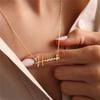 New North Personalized Name Necklace Fashion Stainless Steel Jewelry PVD 18K Gold Plated Custom Name Pendant Children's Necklace