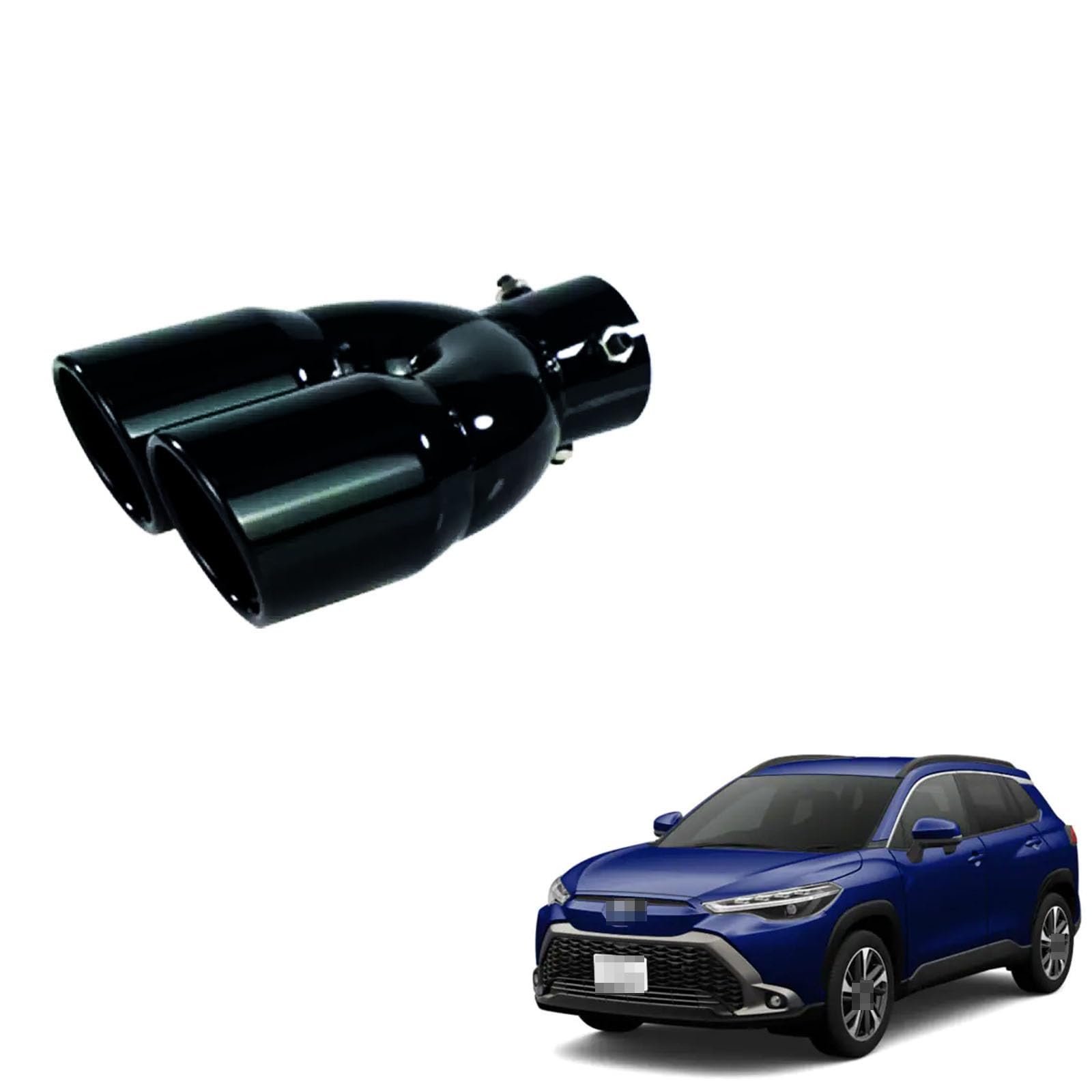 

Подходит для: Toyota Corolla Cross 10 серия (сентябрь 2021 г.) - Текущее заднее горло, нержавеющая сталь straight