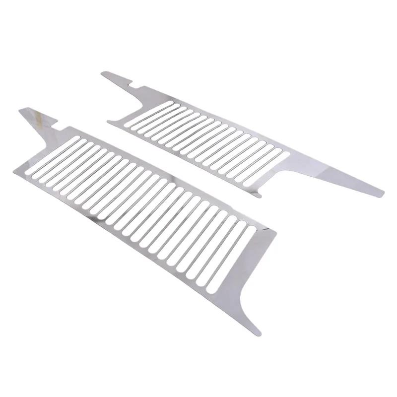 

For Hummer H3 2005-2009 Stainless Steels Silver Car Front Hood Air Vent Grooves Trim Car Accessories срібний