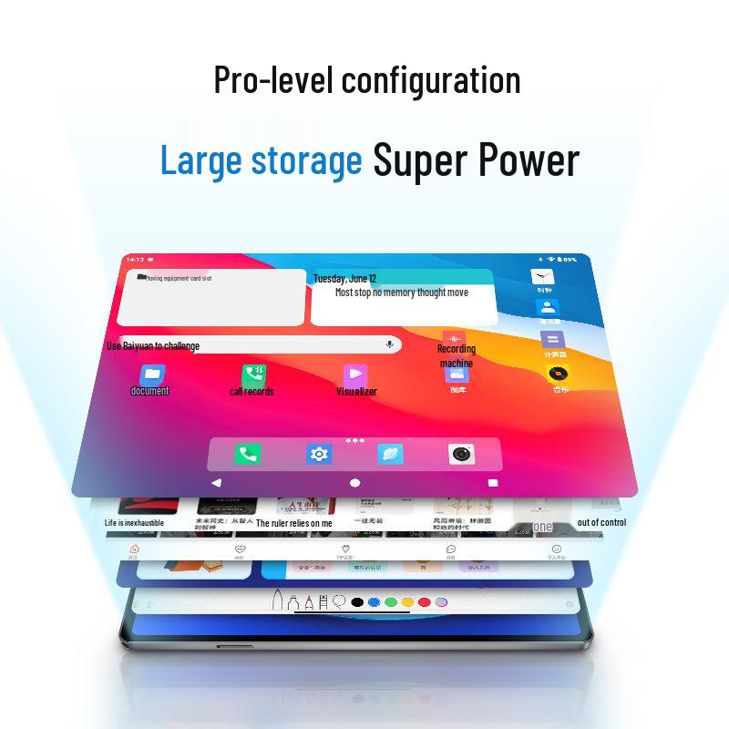 5G HD Full Screen Eye Protection Tablet for Students and Gaming