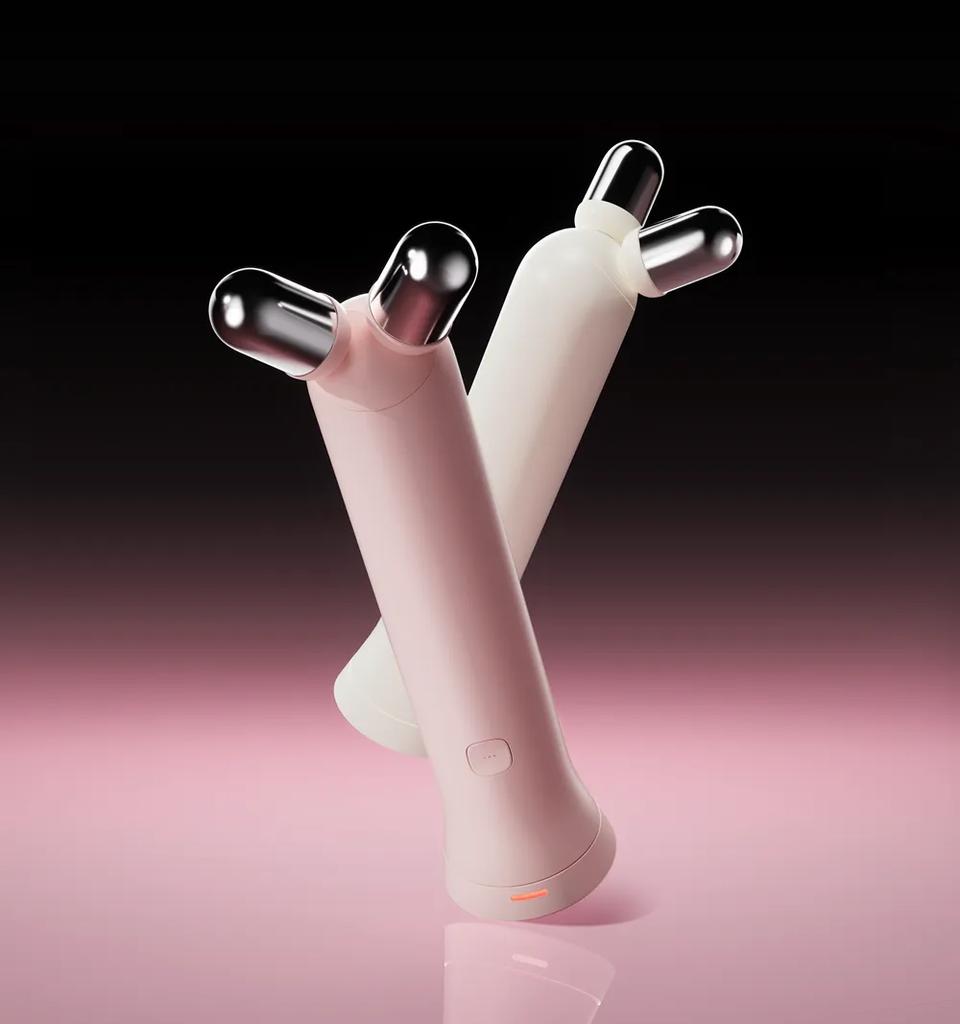 Medicube AGE-R Booster V Roller Head (Pink/Beige)
