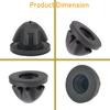 11127614138 4Pc Engine Cover Trim Rubber Mount Grommet Bush Bump Stop Compatible with B-M-W 1Series-8 Series ,X1-X7,MINI,2001-2019