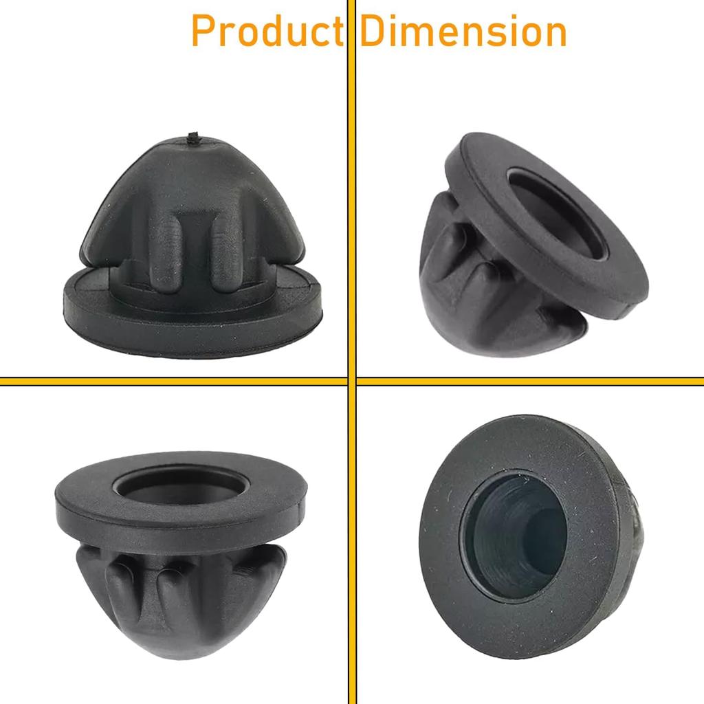 11127614138 4Pc Engine Cover Trim Rubber Mount Grommet Bush Bump Stop Compatible with B-M-W 1Series-8 Series ,X1-X7,MINI,2001-2019