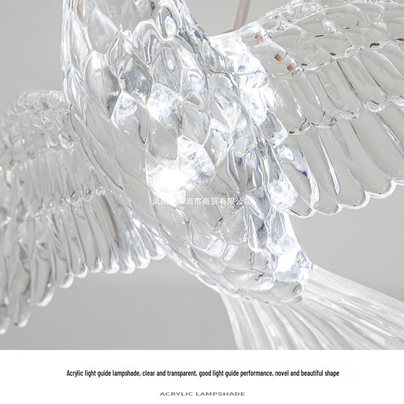 Creative Butterfly Swan Swallow Pendant Light for Bedroom or Living Room