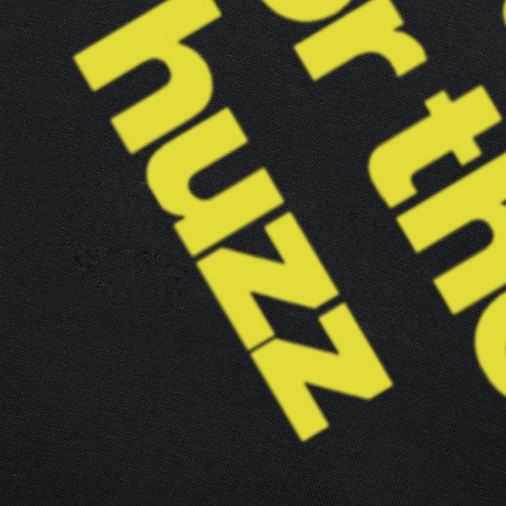Roliga VAD SOM HELST FÖR HUZZ Grafiska T-shirts Herr Dammode Casual T-shirt 100% Bomull Lös Oversized T-shirt