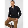 Maine Mens Cable Cotton Half Zip Jumper