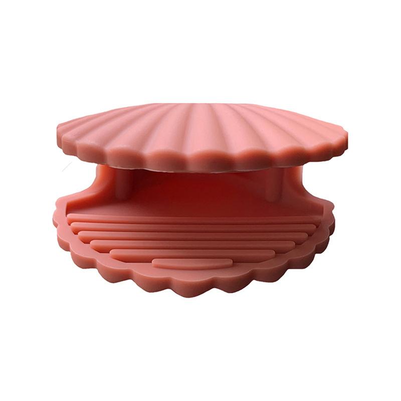 2 stk Silikon Anti-Skalde hansker Skallform Varmebestandig Sklisikkert grep Mikrobølgeovn Grytehåndtak Mitt Lokkholder Kjøkkenverktøy