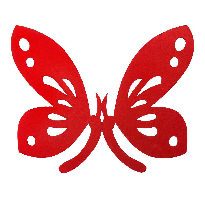 Тканевые наклейки на стену «Свадебная бабочка»