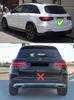 Tylny dyfuzor z końcówkami Silver (Design AMG63) Dla mercedesa GLC X253