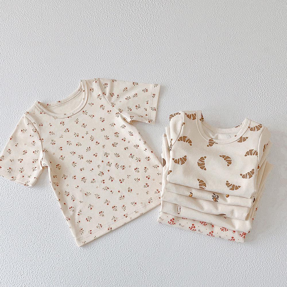 XG Kids' Summer Cotton Pajama Set - Short Sleeve Homewear for Children