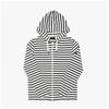 St. JameS 2288 Ecru Marine Colleville Stripe Women S Hoodie Zip Up