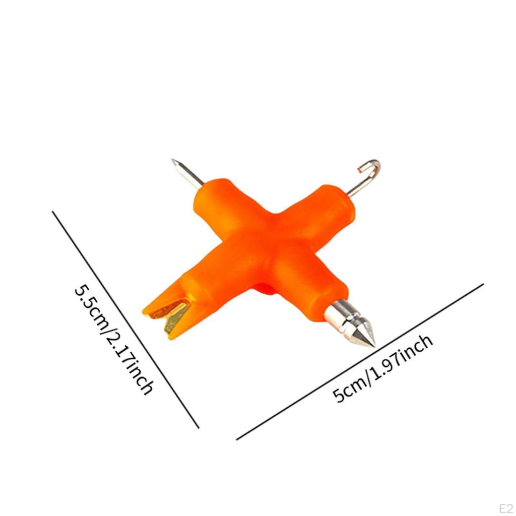 Knot Tool Multifunctional Fishing Knotting Rig Making Ling Peeling