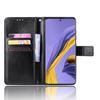 Suitable for Samsung Galaxy A71 phone leather case flip cover protective shell A51 phone case with card slot and lanyard in crazy horse pattern