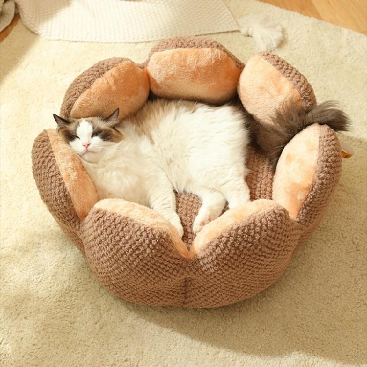 Deep Sleeping Warm in Winter Cat Bed Basket Small Dog House Windproof Pets Nest