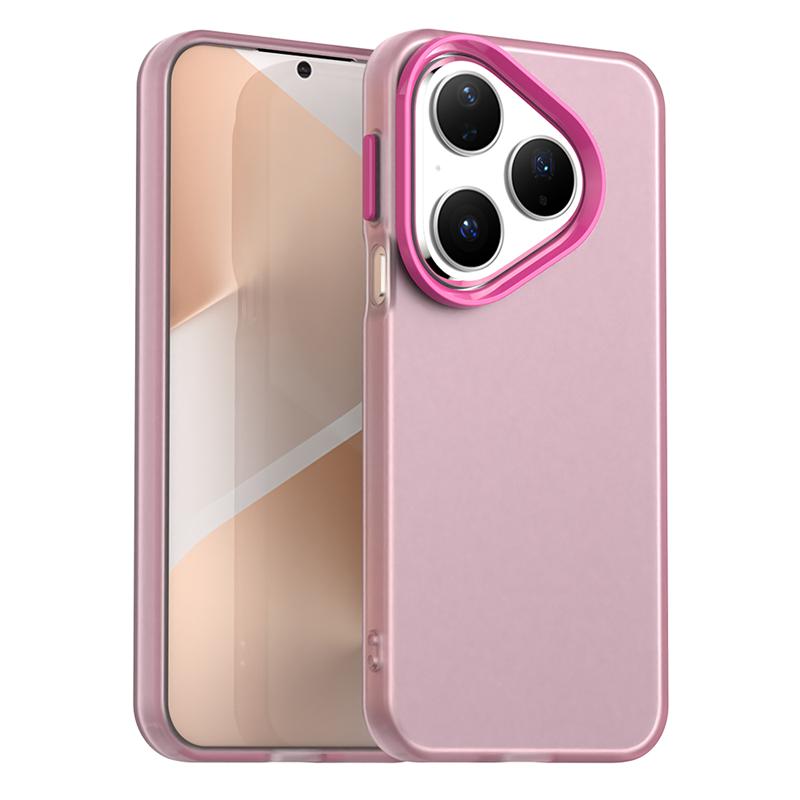 Anti-Drop Candy Color Case For Huawei Pura 80 Matte Transparent Case Huawei Pura 80 Ultra 80 Pro+ Cover For Huawei Pura 80 Case