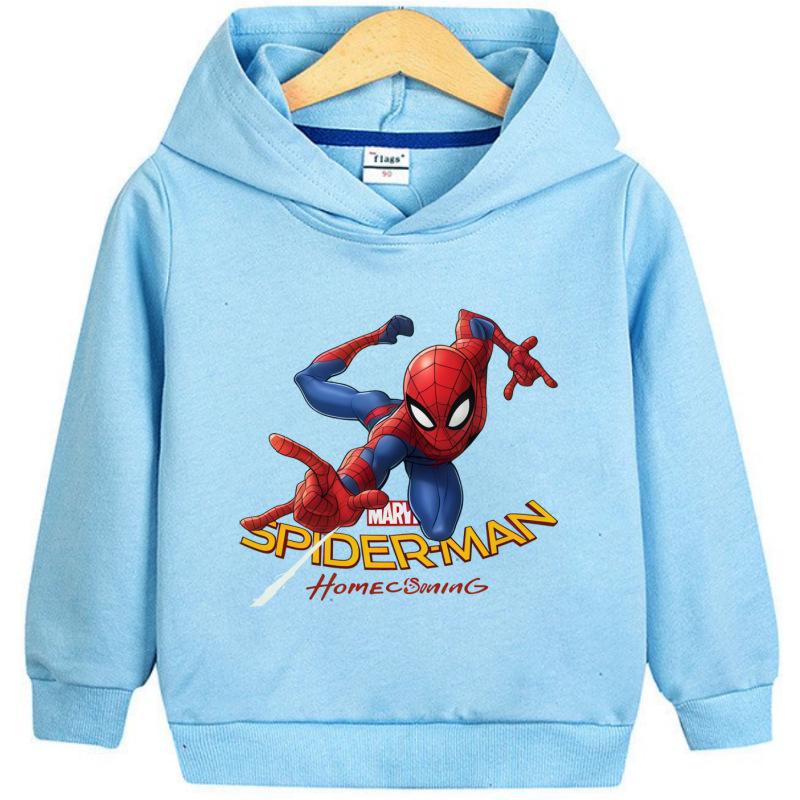 Marvel Spider-Man Classic Hoodie for Kids - Casual Superhero Sweatshirt for Boys & Girls, Perfect for Spring and Autumn