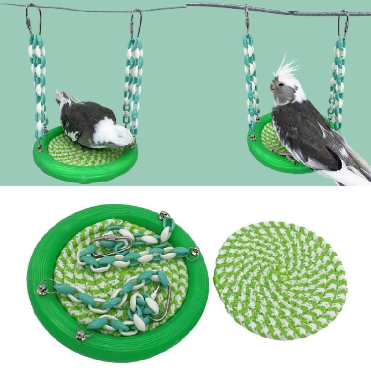 Interactive Pet Cage Hammock Hanging Bed for Bird Parrot and Small Rodents Stimulating Play Engages and Entertain
