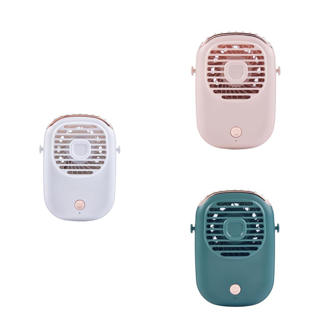 Mini Neck Hanging Fan Eyelash Blower Beauty Tool Usb Rechargeable Leafless Small Fan Noiseless 3-speed Mechanical Operation