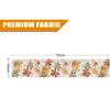 Fall Table Runner Pumpkin Maple Leaf Watercolor Vintage Table Runners Seasonal Autumn Thanksgiving Harvest Home Kitchen Dining Party Decorations