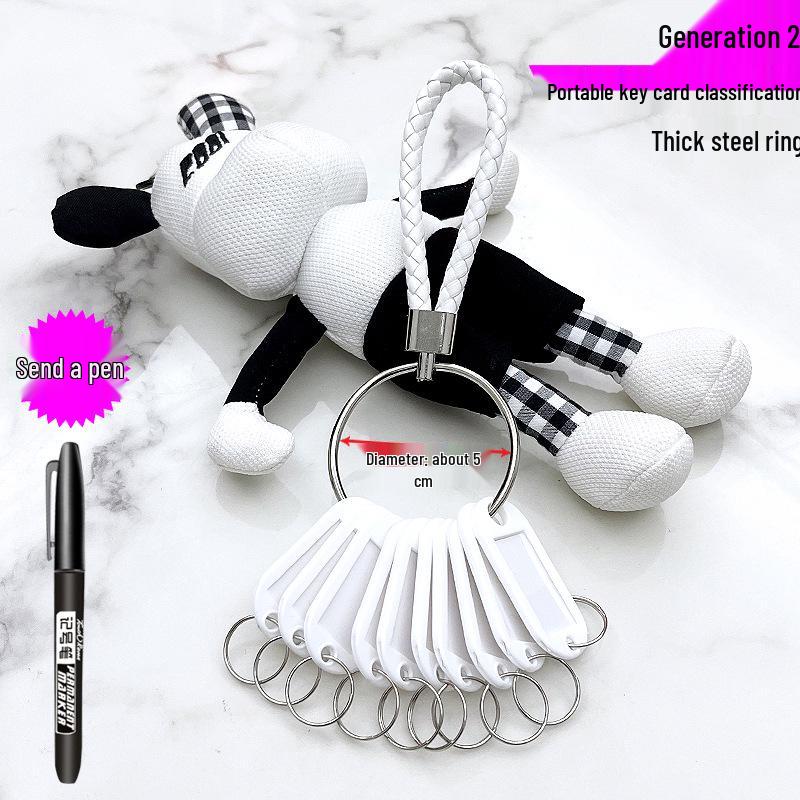 Landlord Rental Key Disk - Warehouse, Dormitory, Hotel Key Chain & Storage Management Marker