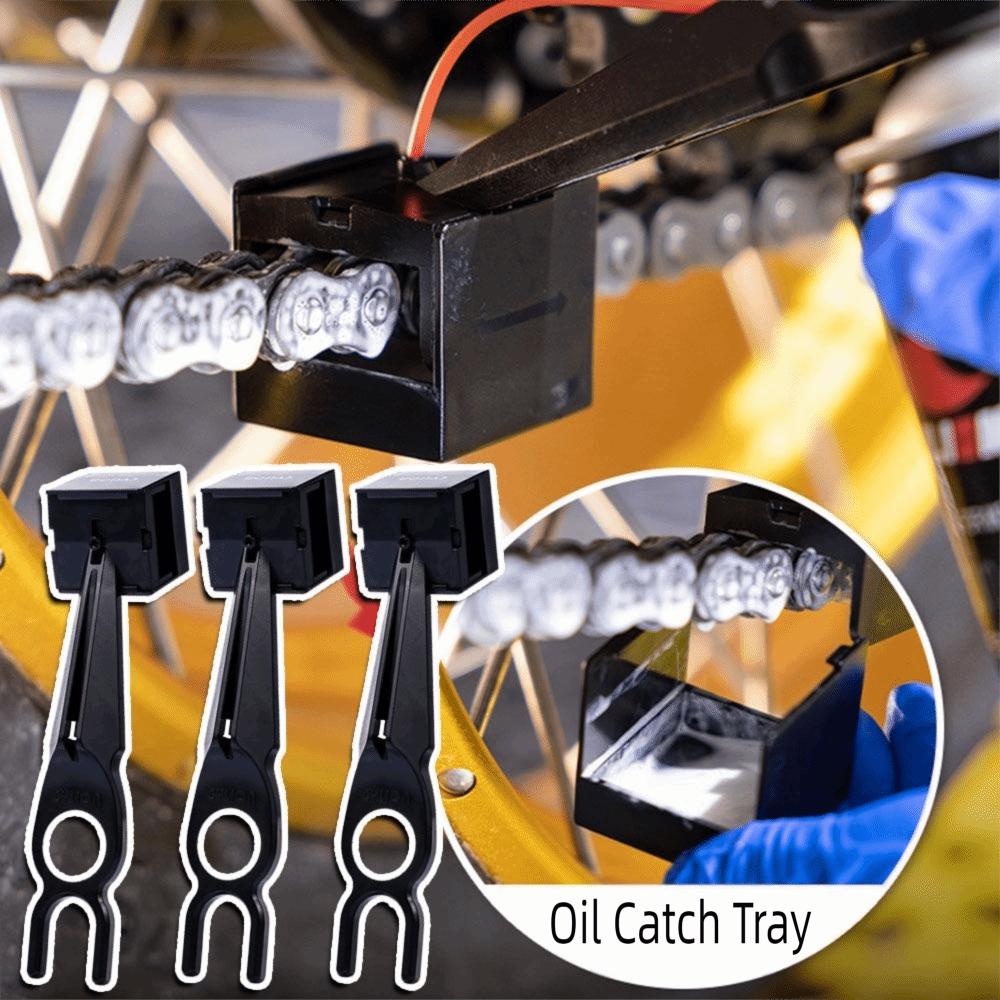 Anti Splash Motorcycle Chain Lubricating Oiling Diverter  Motos Gear Maintenance Tools