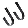 2PCS Curtain Holdbacks Tie Backs Iron Modern U Shaped Curtain Wall Hooks Holders for Drapes Bedroom