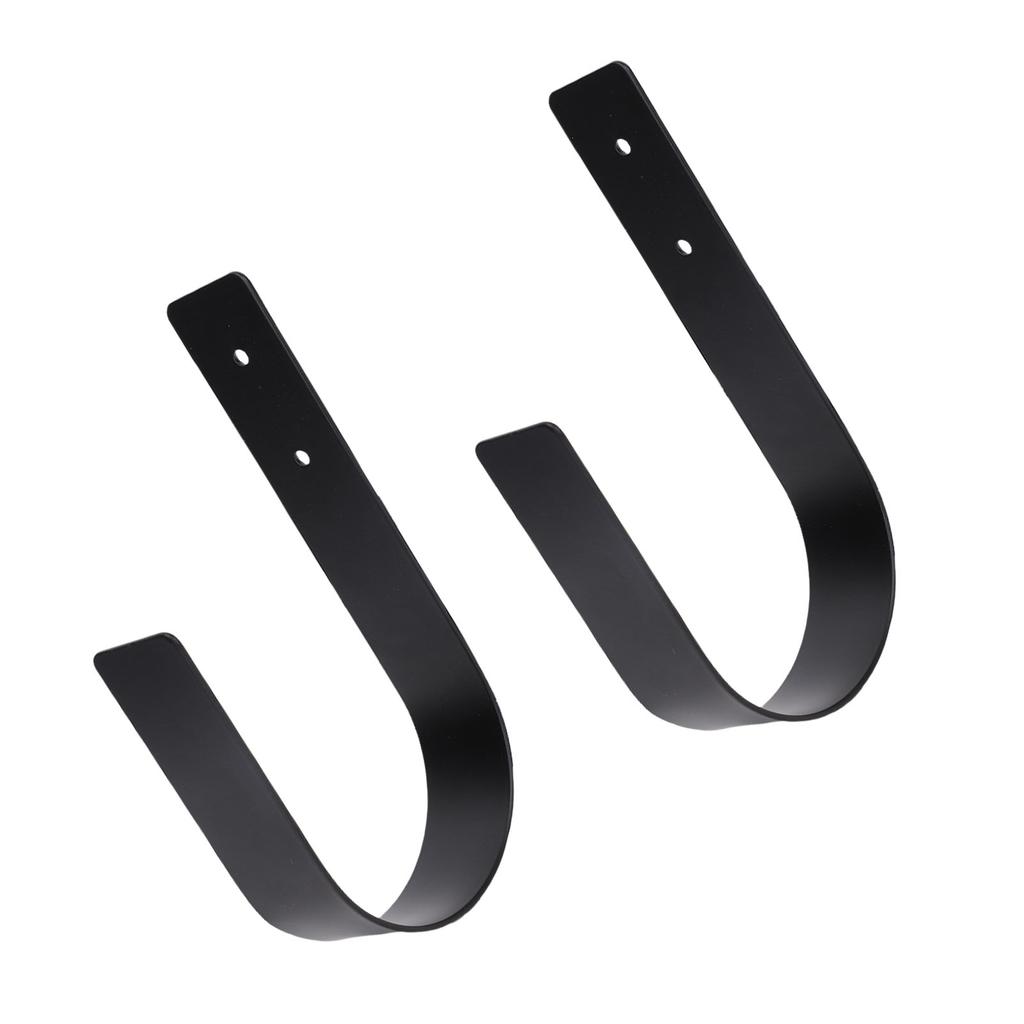 2PCS Curtain Holdbacks Tie Backs Iron Modern U Shaped Curtain Wall Hooks Holders for Drapes Bedroom