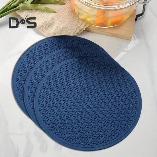 3 Pezzi Sottopentola in Silicone per Piatti Caldi Antiscivolo Supporti Caldi per Padelle Resistenti al Calore Sottopentola Multifunzionale da Cucina per Piano di Lavoro