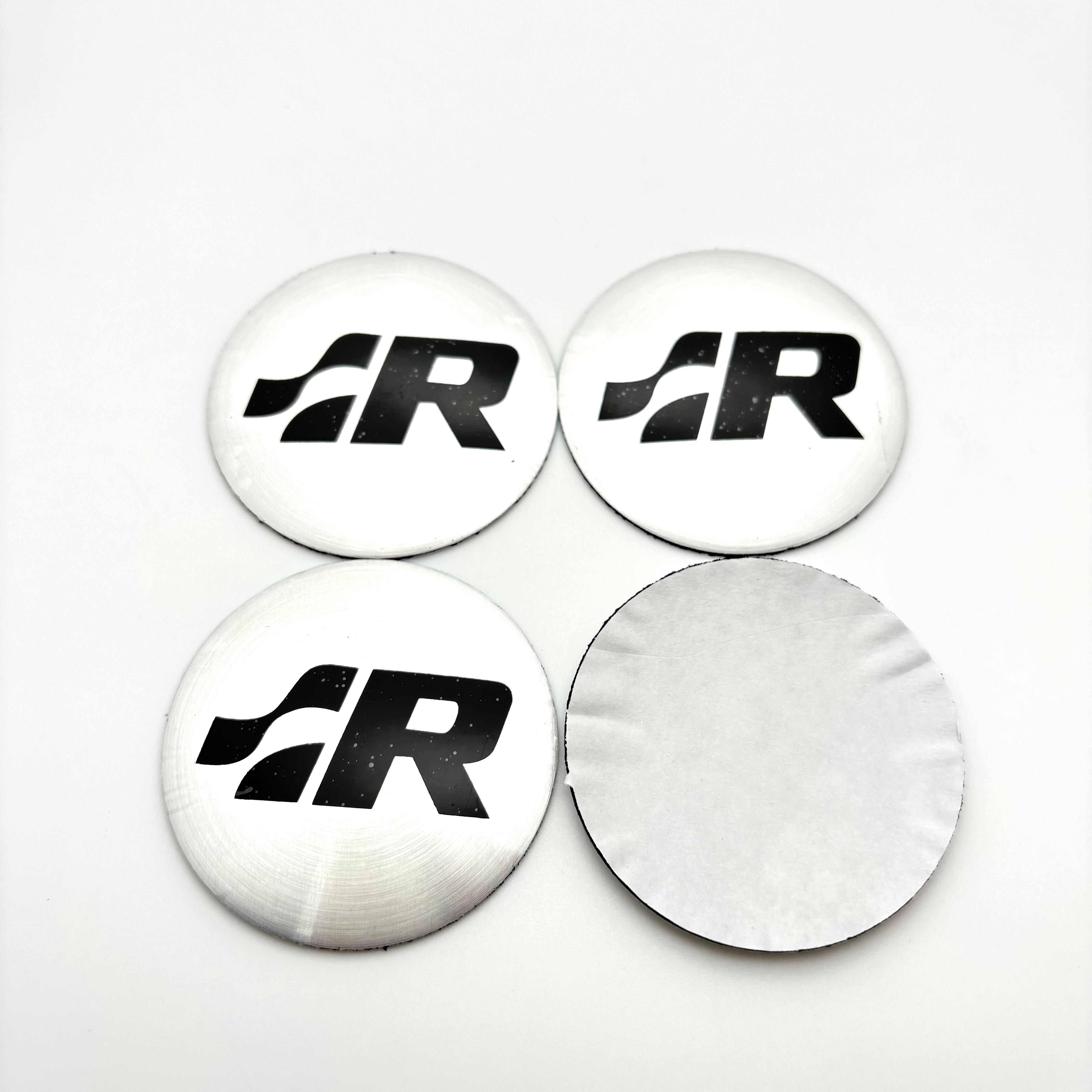 

4PCS 56mm SR Logo Car Wheel Center Emblem Sticker Hub Cap Badge for Passat POLO Vento Jetta Tiguan R32 Bora Golf 56mm Sticker&4pcs