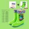 "Dinosaur Kids' Mid-Tube Rain Boots for Boys and Girls"
